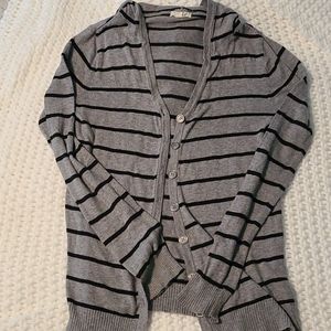 Womens striped cardigan